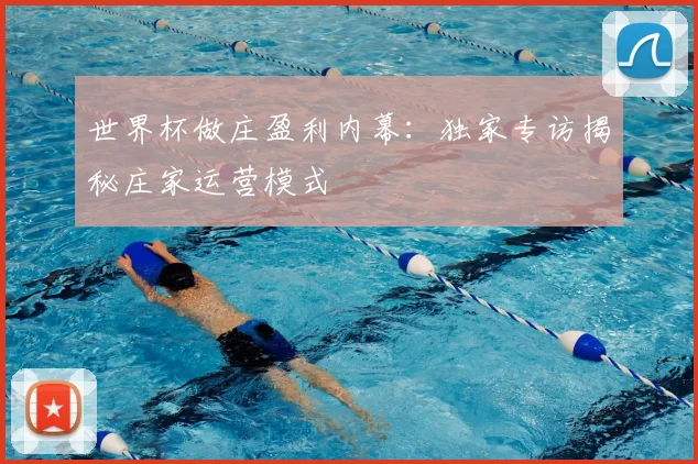 世界杯做庄盈利内幕:独家专访揭秘庄家运营模式